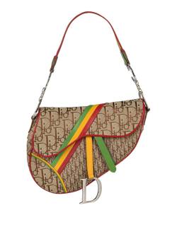 Rasta Trotter Saddle Bag, Canvas, Multi,RU1004, 2*